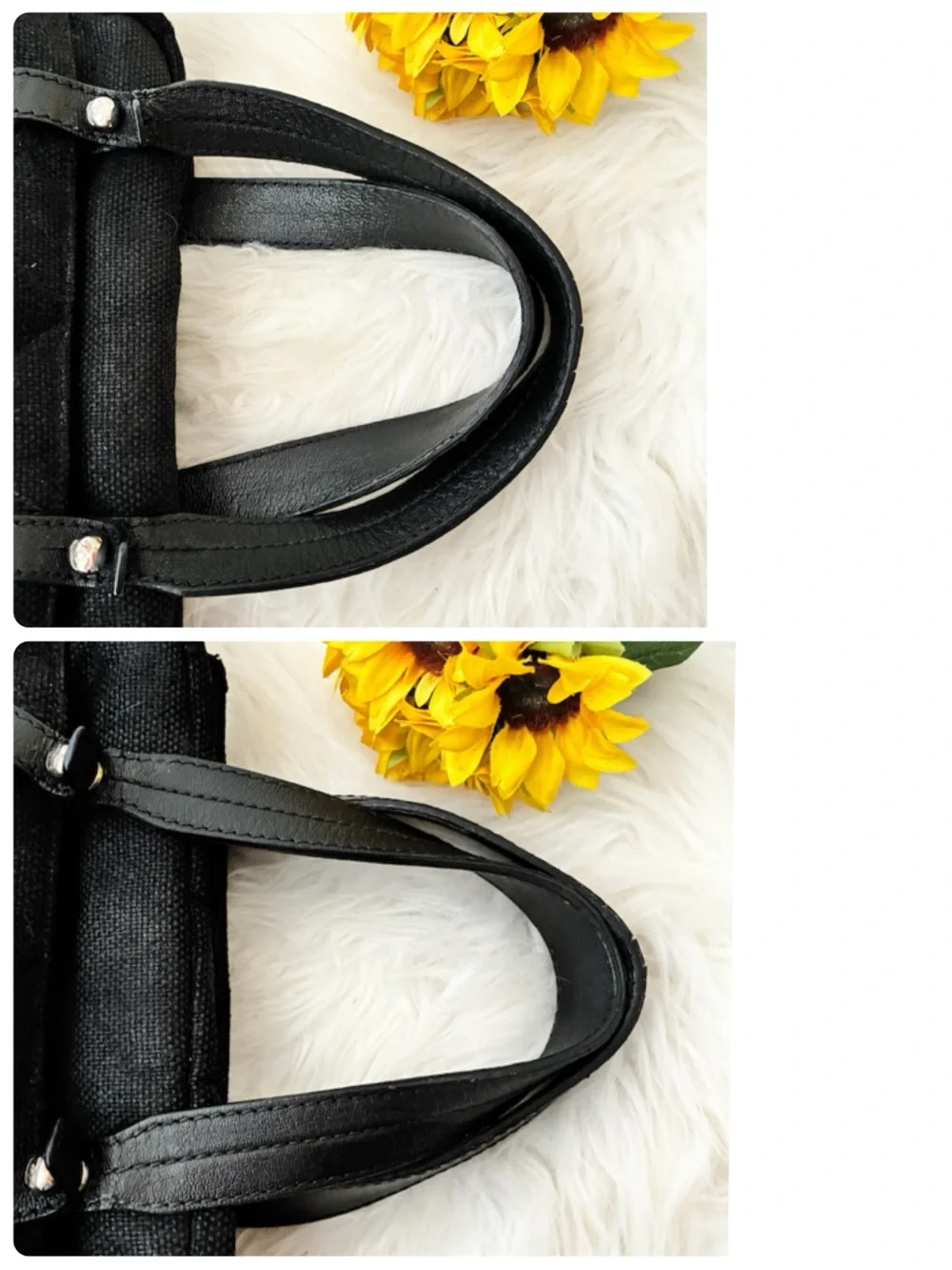 Authentic Chanel Biarritz quilted canvas bowler bag.